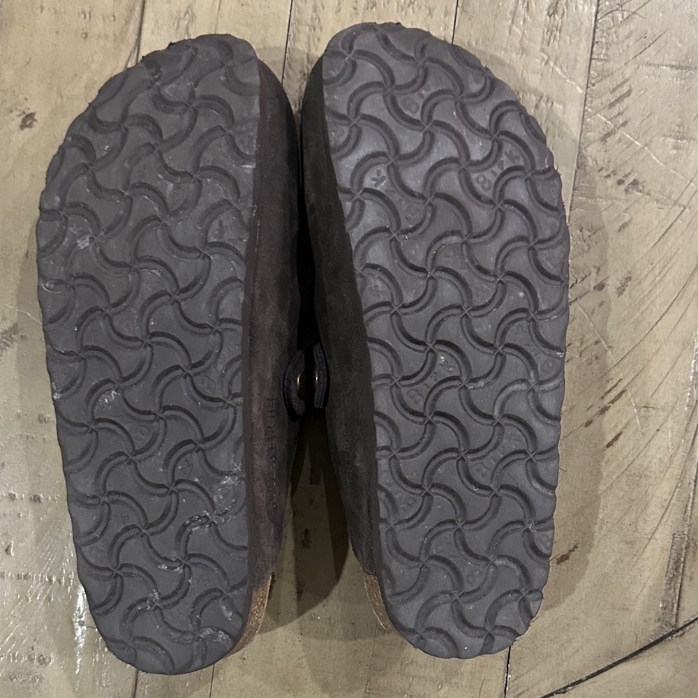 Birkenstock Dark Brown Slip-On Loafers - Picture 4 of 6